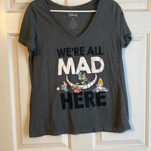 We’re All Mad Here Alice in Wonderland tee